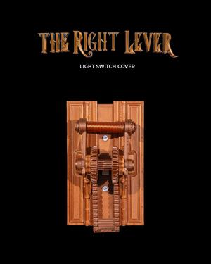 The Right Lever Light Switch Cover