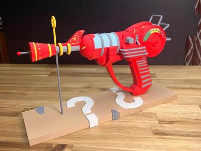 Call of Duty Ray Gun w/stand mistery box