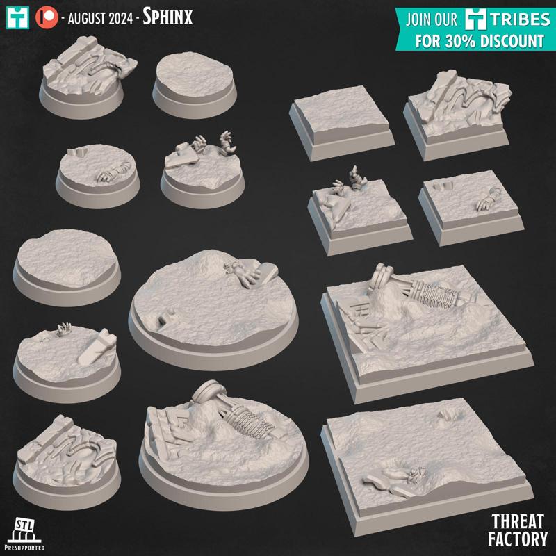 Old temple bases