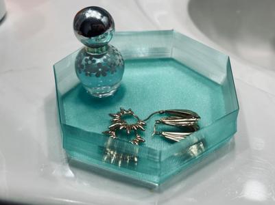 Jewelry Trinket Tray Modern Translucent