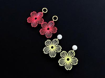 Cherry blossom earrings