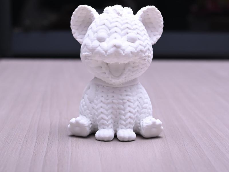 Knitted Little Mouse