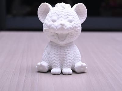Knitted Little Mouse