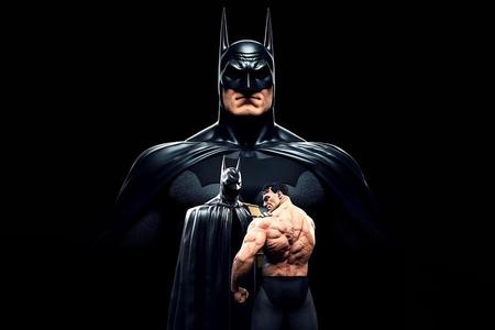 Batman Washed 3D Model Ready to Print STL