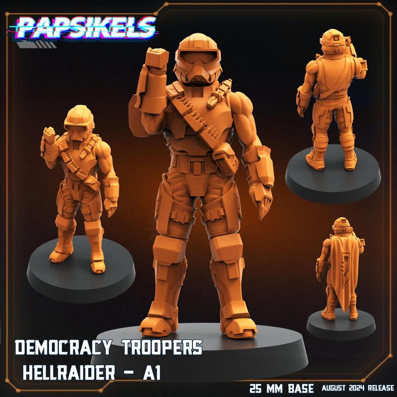 DEMOCRACY TROOPER HELLRAIDERS