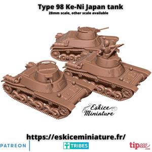 Type 98 Ke-Ni Japan tank - 28mm