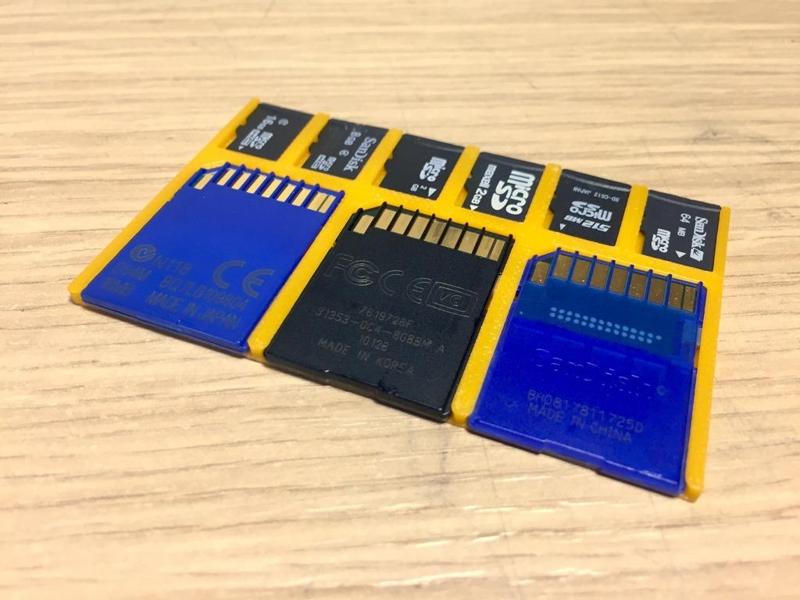 SD adapter and microSD Holder