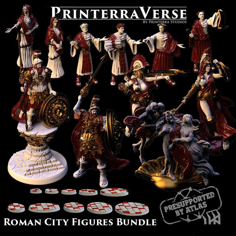 001 ROMAN Legendary Rome City Figures