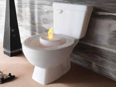 The Throne of Light: Tealight Holder WC Edition.