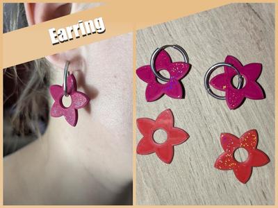 Flower earrings