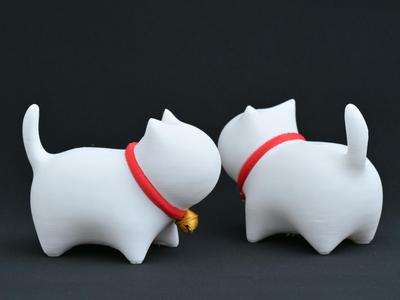 Simple and Stylish Bell Cat Ornament