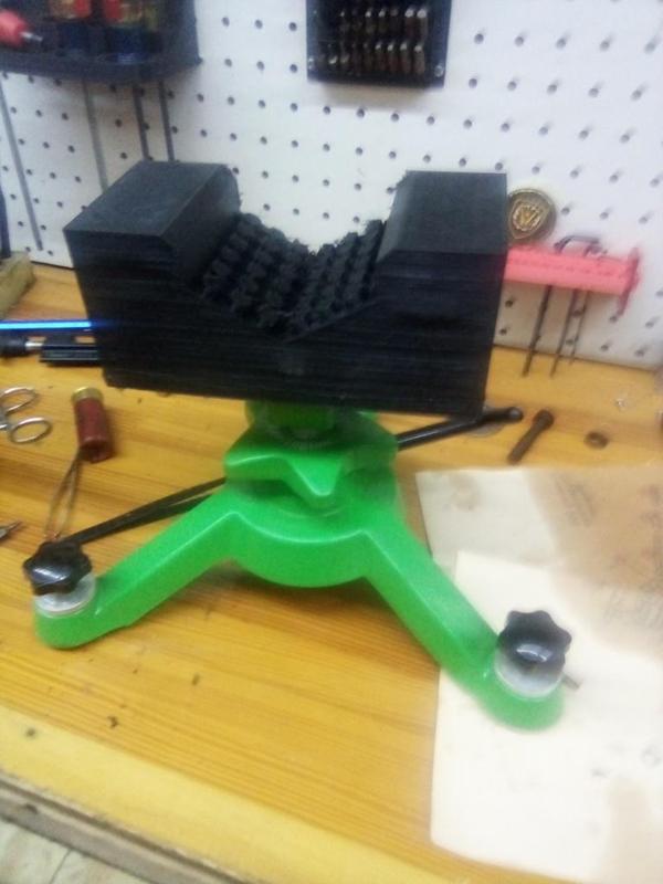 Pad for a Remington shooting rest