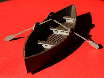 Mini rowing boat - classic, simple, timeless