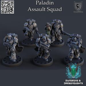 Paladin Assault Squad (5 Modular Models)