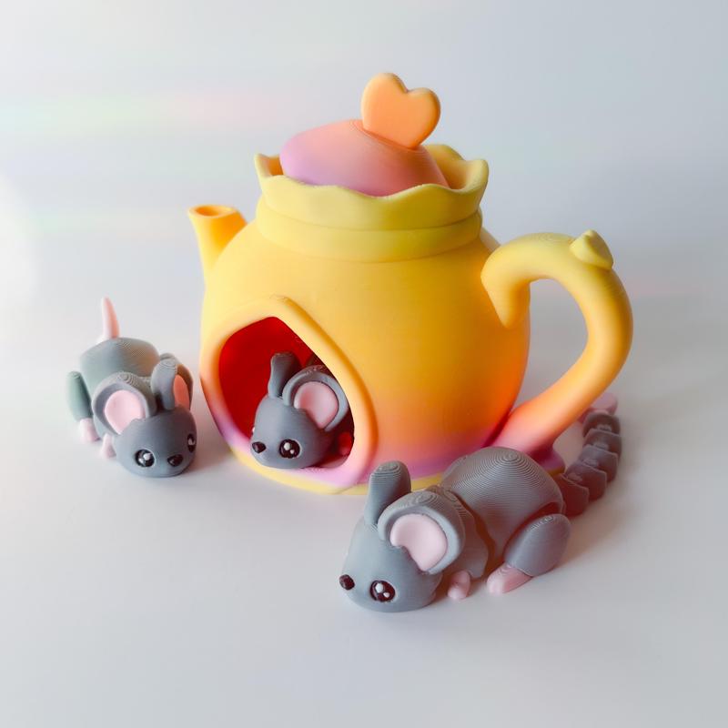 Mouse Flexi and Tea Set