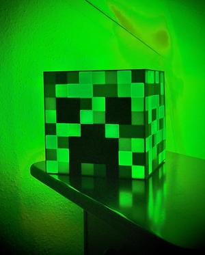 Minecraft Creeper light LED Lamp Kit 001