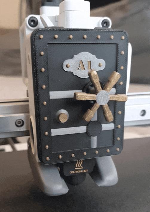 A1 & A1 mini Hotend Face Plate Cover Vault