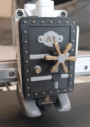 A1 & A1 mini Hotend Face Plate Cover Vault