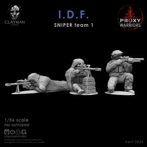 IDF SNIPER Team 1 - 1/56 scale