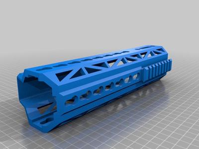 Airsoft Kriss Vector extended handguard!