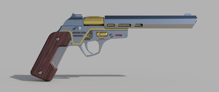 Cal Kestis LW-896 Blaster Pistol from Star Wars: Jedi Survivor