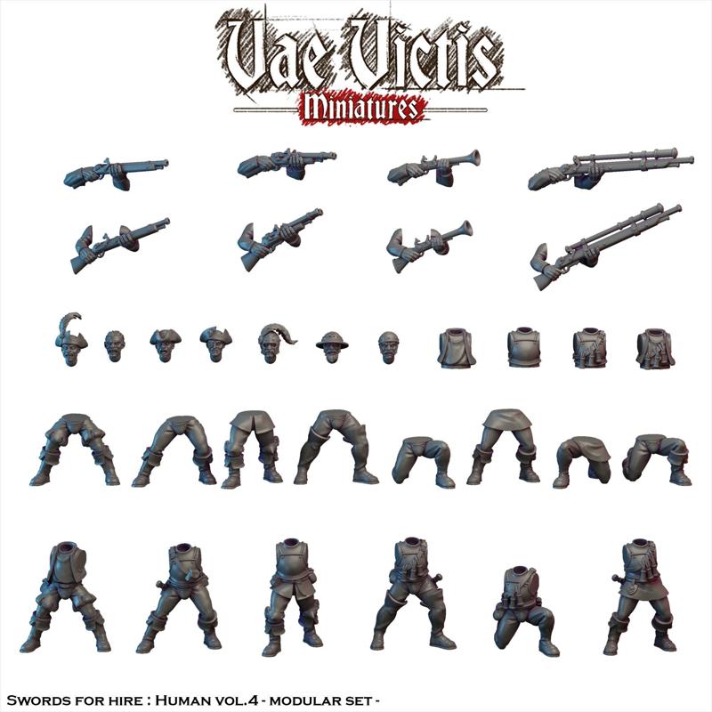 Modular Swords for hire : Humans vol.4 [PRE-SUPPORTED]