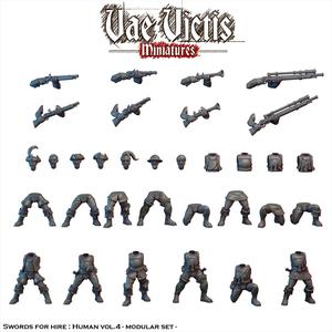 Modular Swords for hire : Humans vol.4 [PRE-SUPPORTED]
