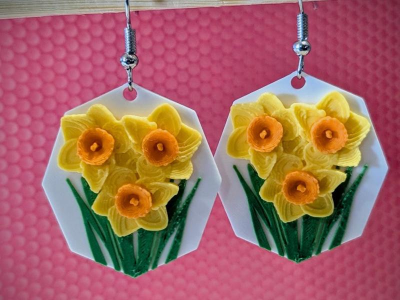 Daffodil Earrrings