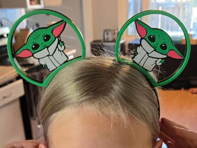 Grogu Mickey Ears Headband
