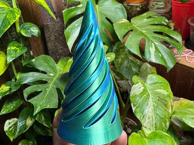 Spiral Pass-Through Fidget Cone