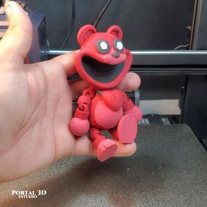 smiling bear // PRINT-IN-PLACE WITHOUT SUPPORT