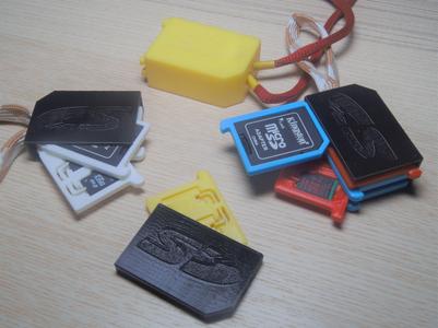 SD and micro SD holder 1-10 elements