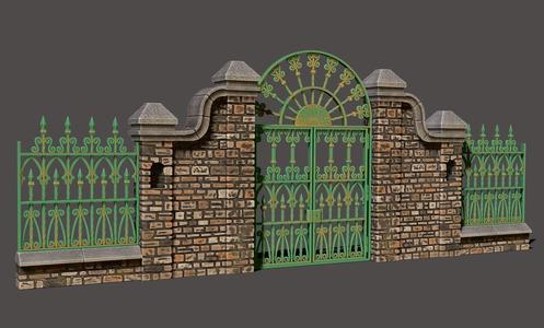 Cementery gates - Dioramas-Wargames-Scenography