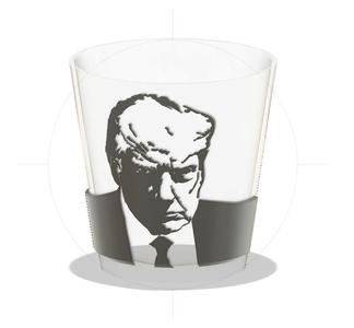Trump Mug Shot - Shot Glass