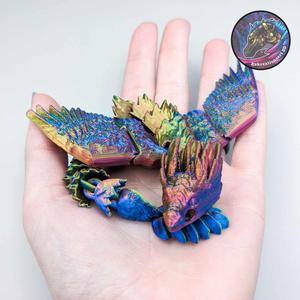 Baby Flexi Feather Dragon Keychain