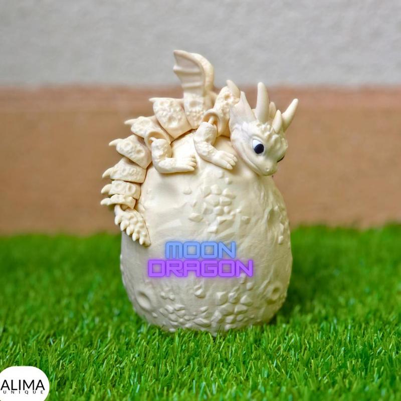 Moon Dragon / Special Moon Structure / Articulated Fidget Toy