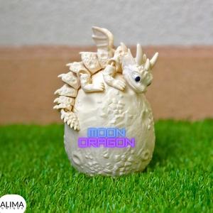 Moon Dragon / Special Moon Structure / Articulated Fidget Toy