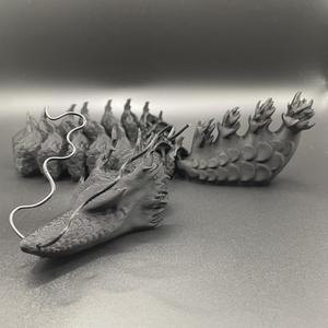 Articulated Dragon / Print-In-Place Flexi Toy Gift 3d print File Stl