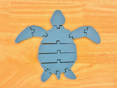 Articulated Sea Turtle