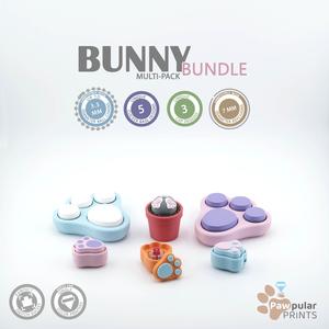 Bunny Bundle Multi-Pack - Fidget Keychain [Private Use Only]