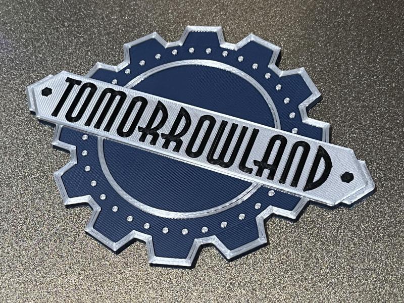 Tomorrowland Trash Can Emblem