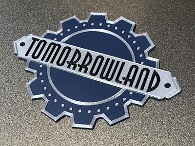 Tomorrowland Trash Can Emblem