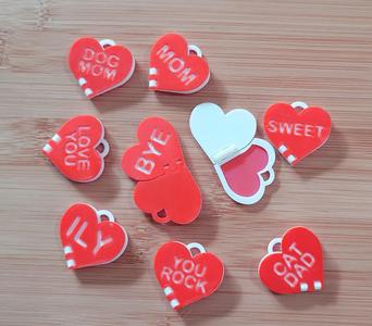 Conversation Heart Locket for Valentine's Day