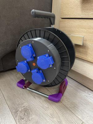 Network extension cable on a spool of 3D PLAST filament