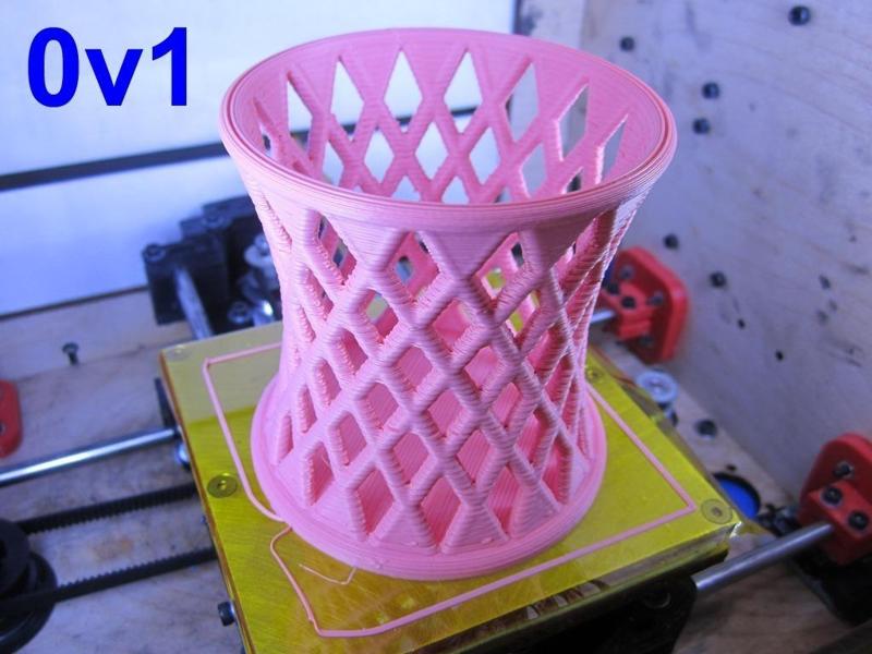 Hyperboloid with base, desktop pen holder