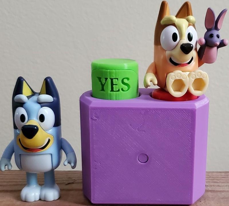 Toggly Fidget Bluey Yes/No Buttons