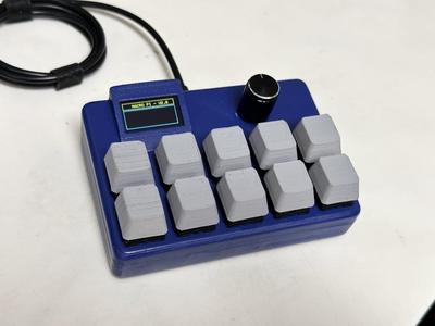 Macro Pi: DIY Macro Pad w/ OLED, Cherry MX Keys and more!