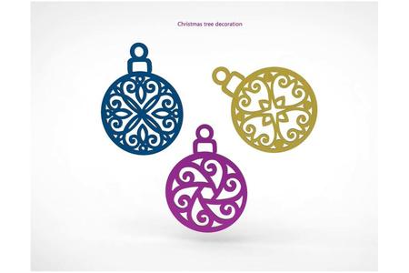 Christmas tree decoration 3sets