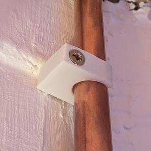 15mm pipe clip single