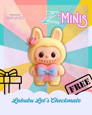 Z-MINIS LABUBU LET´S CHECKMATE FOR FREE